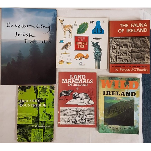 550 - Irish Wildlife Interest - six soft cover titles, all clean copies