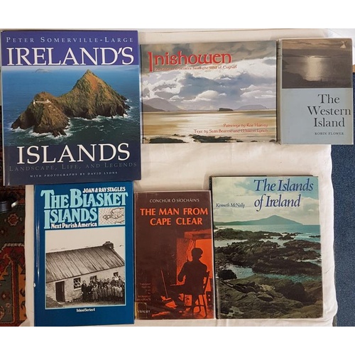 560 - Ireland's Islands: Six Hardback titles all about the islands of Ireland. Kenneth McNally 'The Island... 