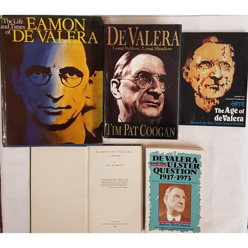 562 - Eamon DeValera Interest - C Fitzgibbon - The Life and Times of Eamon DeValera. Tim Pat Coogan - DeVa... 