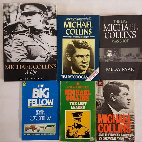 569 - Republican Interest - Six books relating to Michael Collins. Frank O'Connor - The Big Fellow. Meda R... 