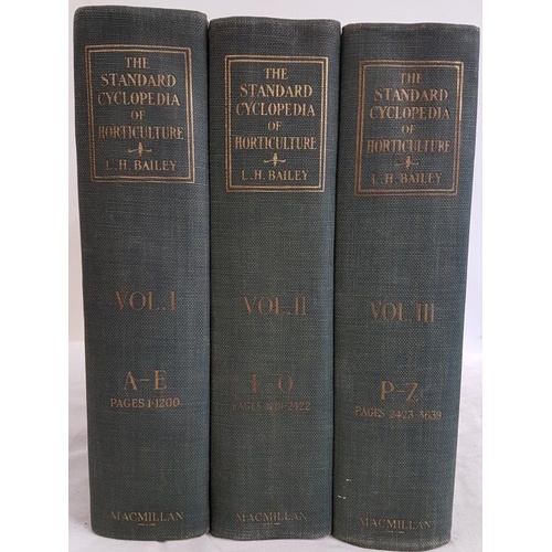 577 - Bailey, L.H. (Liberty Hyde) - The Standard Cyclopedia of Horticulture (3 vols) . 1937. Hardcovers qu... 