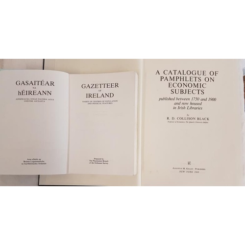 588 - Black, R. D. Collison – A catalogue of pamphlets on economic subjects published between 1750 a... 