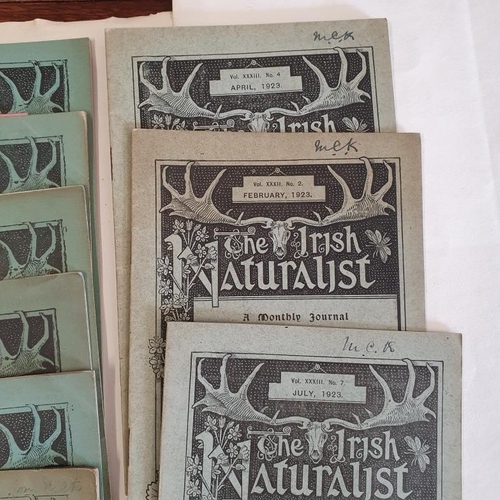 6 - Two small boxes of Irish Georgian Society Journal, Irish Naturalist, pamphlets and a large collectio... 
