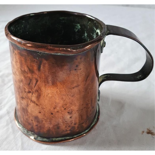 30 - 18th Century English Copper Tavern Mug