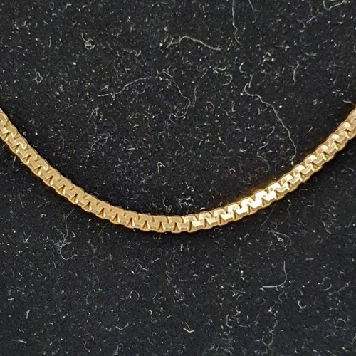 91 - 9ct Gold Chain in excess of 3 gram gold - 15ins long