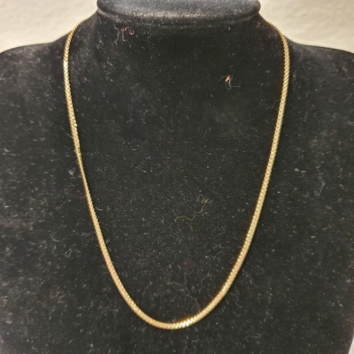 91 - 9ct Gold Chain in excess of 3 gram gold - 15ins long