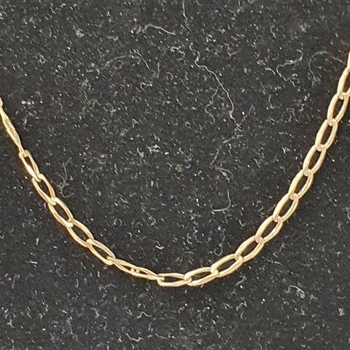 94 - 9ct Gold 16ins chain - 2.5grams