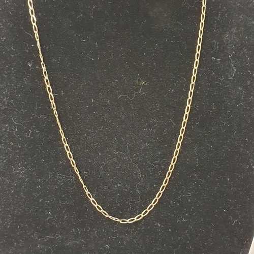 94 - 9ct Gold 16ins chain - 2.5grams