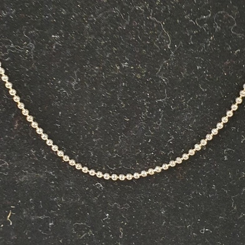 96 - 925 Silver chain - 17ins