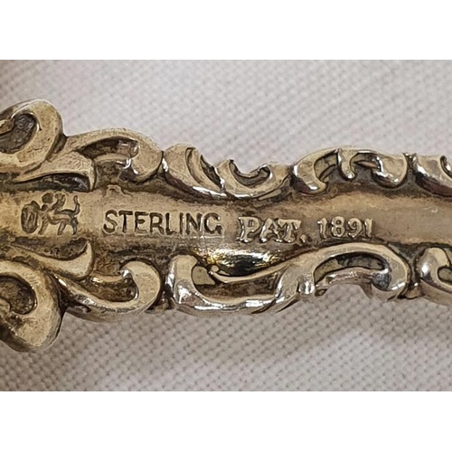 119 - Whiting Man & Co. American Sterling Silver Serving Spoon with Gilt Bowl (88gm Silver)