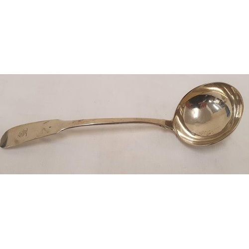 121 - Michael Keating Irish Silver Ladle (1803) with good crisp marks (50grams)