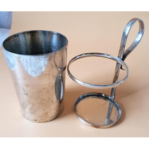 135 - Mappin & Webb Silver Plated Beaker and Carrying Stand (early 20th Century)