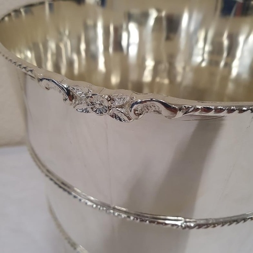 138 - Late 20th Century/Early 21st Century heavy Quality Silver Plated Champagne Bucket.