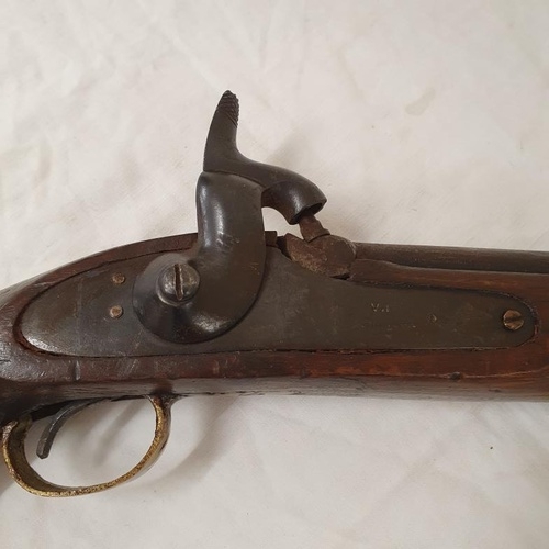 158 - 19th Century Percussion Pistol with Restorations