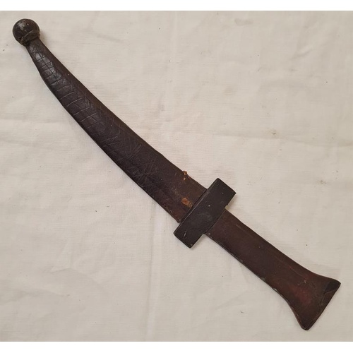 165 - Arabic Dagger within a Leather Scabbard