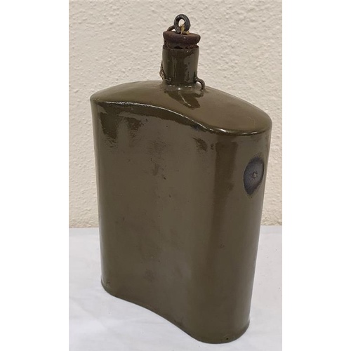 172 - Military Enamel Water Bottle (mid 20th Century)