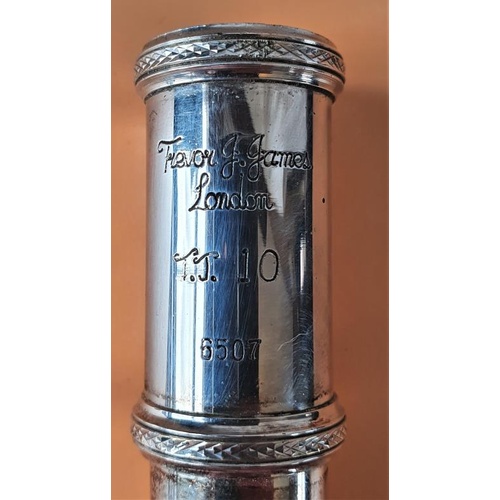 177 - Trevor J. James - London TJ10 Silver Plate Flute