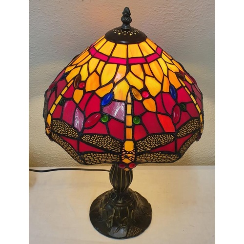 193 - Tiffany Design Table Lamp, c.18.5in tall