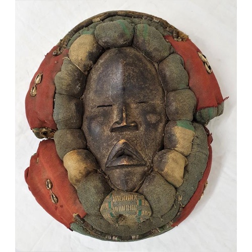 243 - Late 19th/Early 20th Century Tribal Mask (possibly South Seas), c.13 x 15in