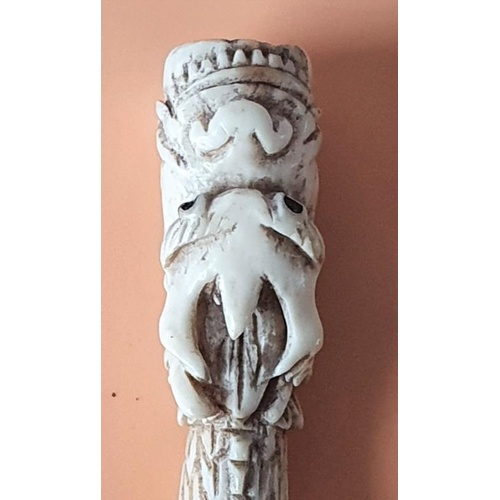 262 - Carved Ivory Cigarette Holder, possibly Chinese