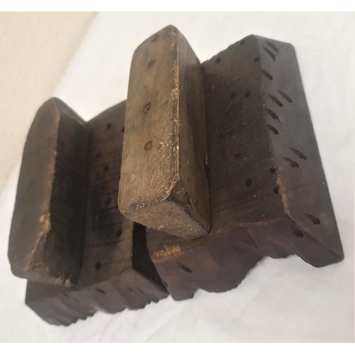 299 - Two Hardwood Printing Blocks