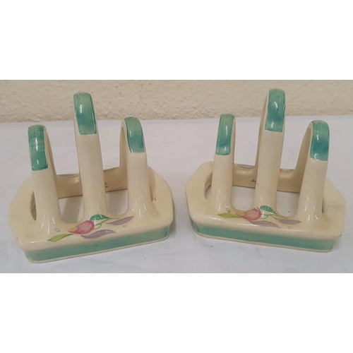 300 - Pair of Susie Cooper Toast Racks (early 20th Century)