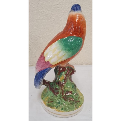 325 - Early 19th Century Staffordshiire Parrot