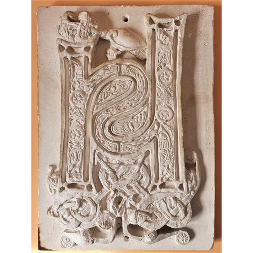 355 - Late 20th Century Celtic Plaster Mould - 12 x 8.5ins