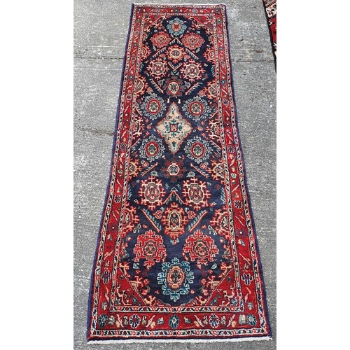 377 - Handmade Iranian Runner (100% wool) - 232cm x 70cm