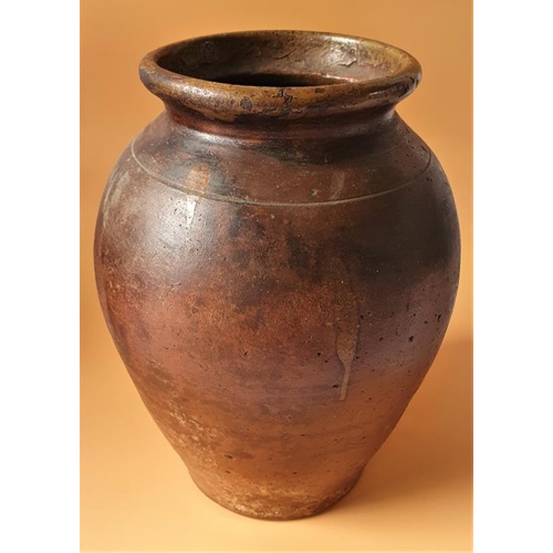 394 - 19th Century Pottery Urn/Vase (possibly Italian)