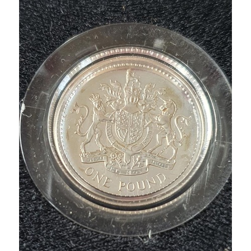 140A - 1983 Silver Proof one pound Coin and a Silver Proof 1982 Piedfort Twenty Pence Piece