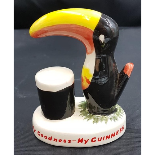 8 - Guinness Carltonware Pottery Toucan = 10cm tall