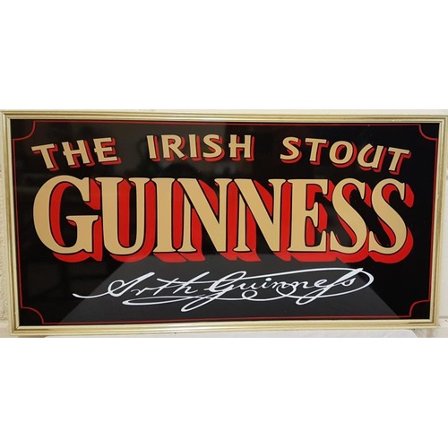 32 - 'The Irish Stout' Guinness advertising, c.25.5 x 13in