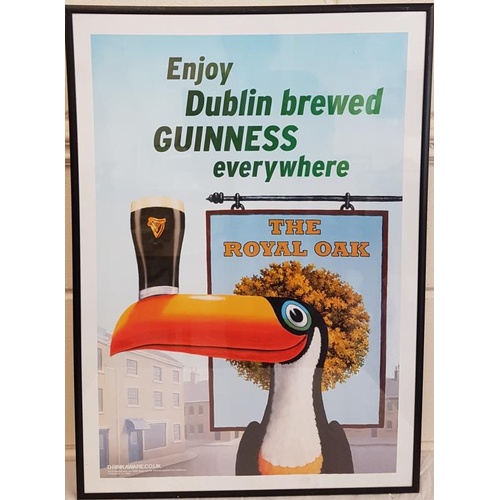 33 - 'Enjoy Dublin Brewed Guinness Everywhere', advertising sign, c.17 x 24in