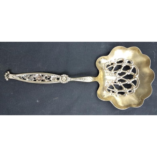 185 - Late 19th/Early 20th Century Whiting & Co. (American) Gilt Sterling Silver Spoon - 15 grams - 11... 