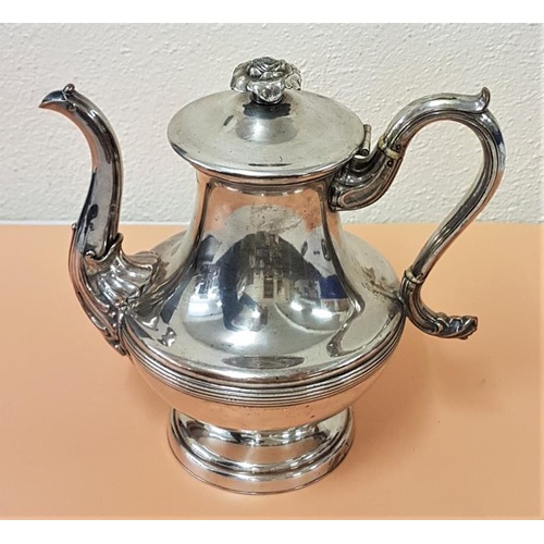 205 - Old Sheffield Plate Georgian Coffee Pot in original condition, c.1820