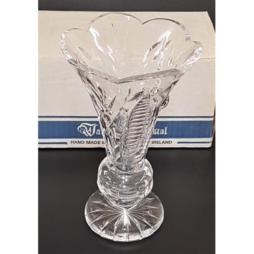 286 - Waterford Crystal Vase with original box in unused condition - 20cm tall