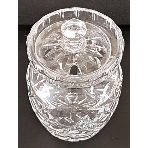 292 - Waterford Crystal Preserve Pot.- 4ins tall