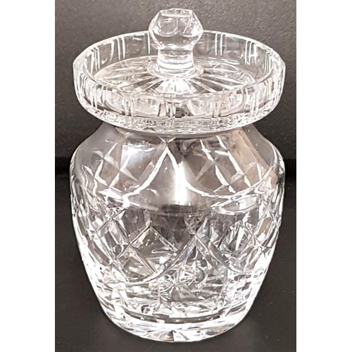 292 - Waterford Crystal Preserve Pot.- 4ins tall