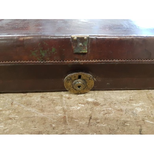 358 - 19th Century Leather Gun Case - 80.5 x 21.5 x 8cm