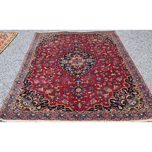 452 - Handmade Iranian 100% wool carpet. All over floral pattern design (clean). Size 320 x 225cm