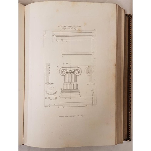 72 - Sir William Chambers. A Treatise on the Decorative Part of Civil Architecture. 1825. 1st edit. Numer... 