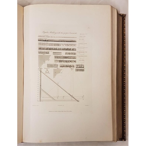 72 - Sir William Chambers. A Treatise on the Decorative Part of Civil Architecture. 1825. 1st edit. Numer... 