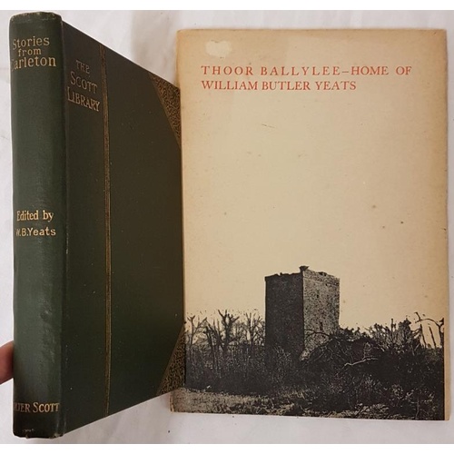 125 - W.B. Yeats. Stories from Carleton. With an introduction from W.B.Yeats 1903. Original gilt cloth. An... 