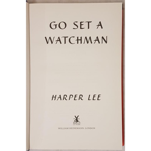127 - Go Set A Watchman, Harper Lee, Heinemann, 2015, First UK Edition, First Printing - Rare Limited Misp... 