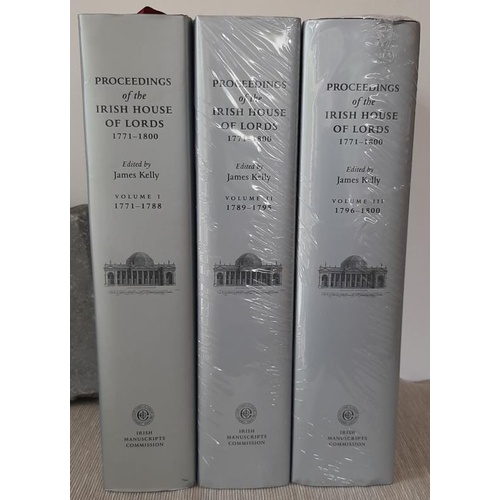 139 - ‘Proceedings of the Irish House of Lords 1771-1800’ (3 vols complete). Irish Manuscripts Commission ... 