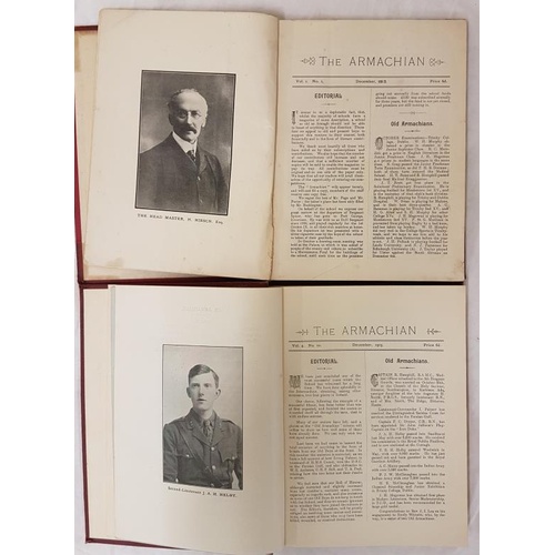 150 - The Ardmachian. Magazine of Armagh Royal School. Volumes 1-3 1912/1915 and vols 4-9 dated 1915/1922.... 