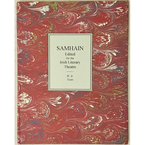 172 - Samhain, Edited for the Irish Literary Theatre by William Butler Yeats. Sealy, Bryers and Walker. 19... 