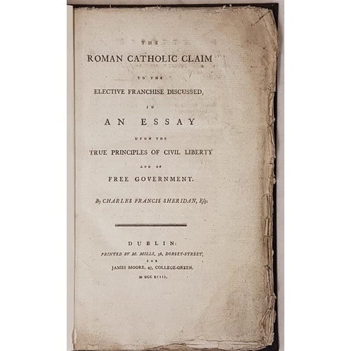 174 - The Roman Catholic Claim to the Elective Franchise Discussed upon the Principles of Civil Liberty an... 