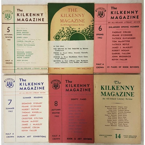 186 - Kilkenny Magazines 6 Issues 1961-66, includes early Seamus Heaney